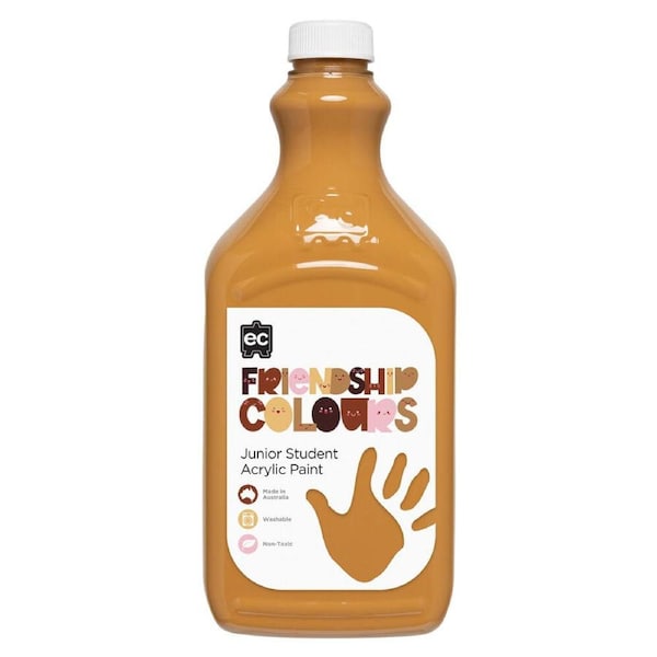 Educational Colours Friendship Skin Tone Colour Acrylic Paint 2L Honey