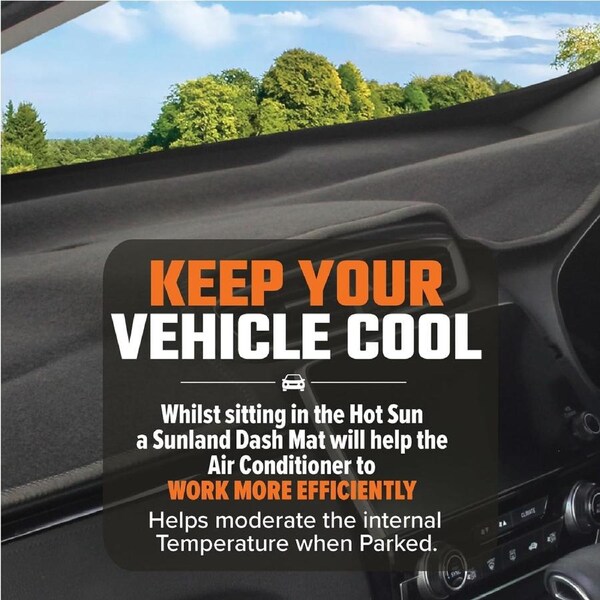 For MAZDA CX-3 DK (Mid Generation Update) 06/2018-On All Models (with Heads Up Display) Custom Charcoal Car Dash Mat Cover Dashmat 2018 2019 2020 2021 2022 2023 2024 2025