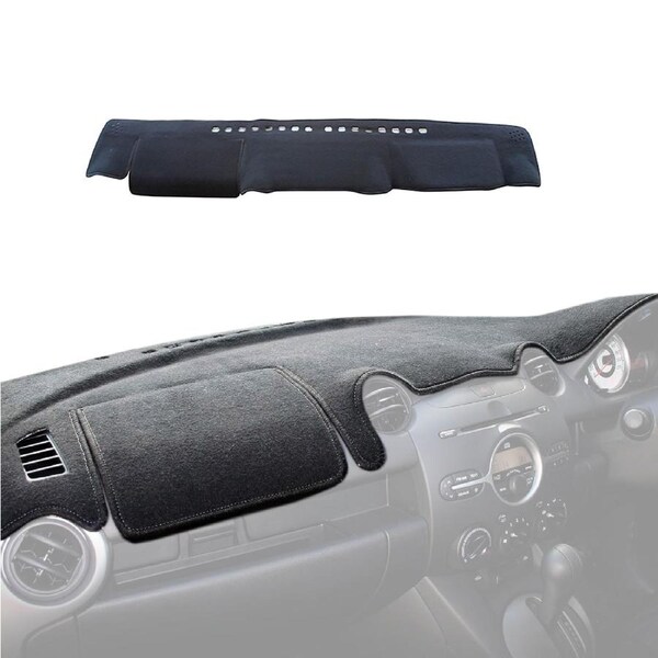 For TOYOTA LANDCRUISER 70 SERIES VDJ76/78/79 MY10-MY13 09/2009-09/2023 All Workmate, Cab, Chassis, Wagon, Utility & Troop Models Custom Charcoal Car Dash Mat Cover Dashmat 2009 2010 2021 202