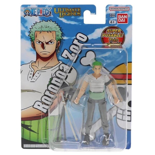 Ultimate Legends One Piece Roronoa Zoro 5 inch Action Figure