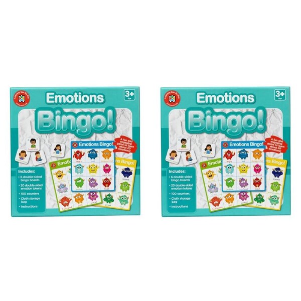 2PK Learning Can Be Fun Emotions Bingo Educational Childrens Toy 3y+