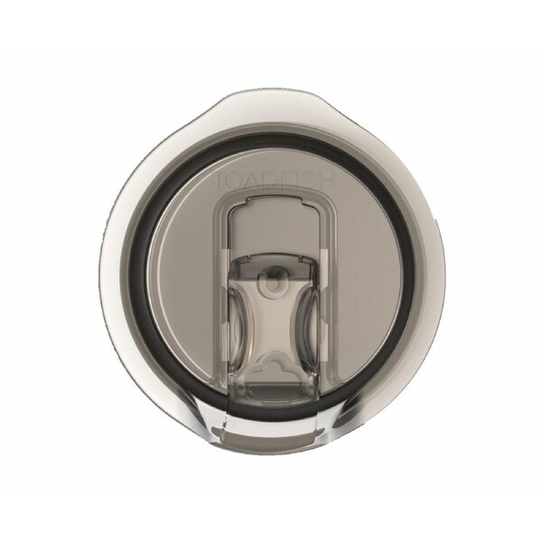 Toadfish 12Oz Lid Non-Tipping Can Cooler -Smoke Clear