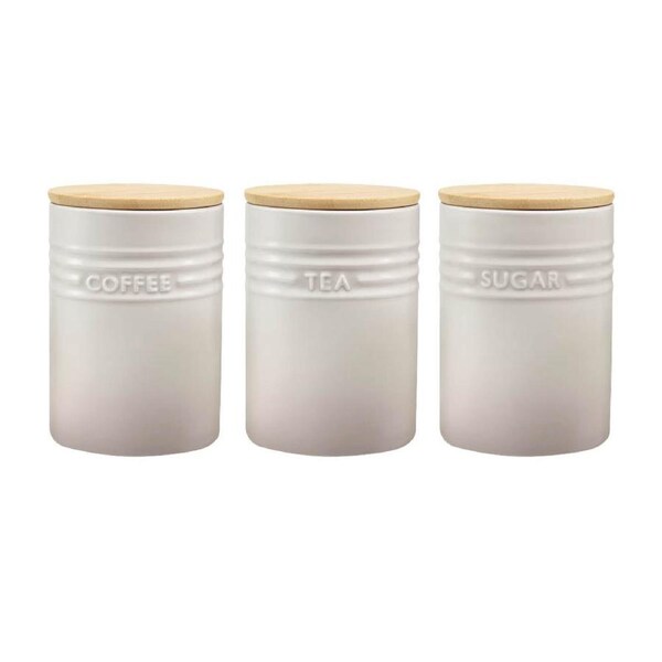 Baccarat Le Connoisseur Canister Set of 3 - Cream