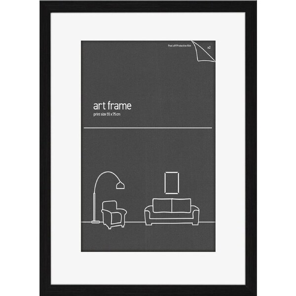 55x75 Frame Black Fits 50x70cm Print