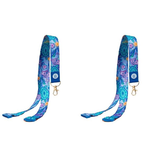 2PK Learning Can Be Fun Ocean Country Teacher ID/Keys Lanyard 42cm
