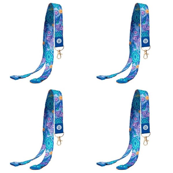 4PK Learning Can Be Fun Ocean Country Teacher ID/Keys Lanyard 42cm