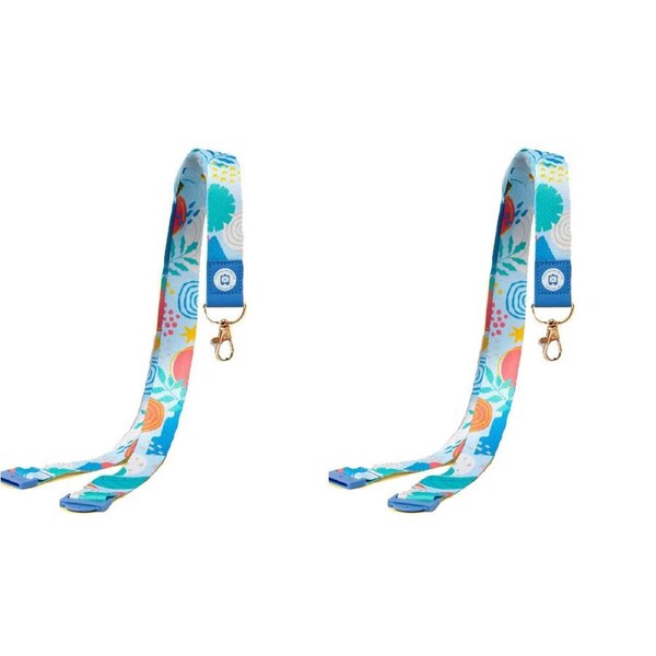 2PK Learning Can Be Fun Growing Minds Teacher ID/Keys Lanyard 42cm