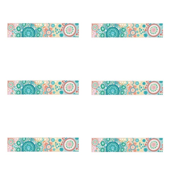 6x 12pc Learning Can Be Fun Sacred Country Border Pack 90cm x 7.5cm
