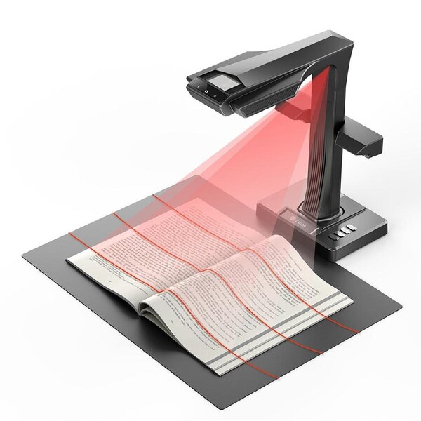 CZUR ET-MAX Incomparable Professional Book Scanner 38 Megapixels 410 DPI OCR