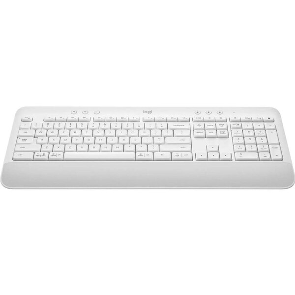 Logitech K650 Signature Wireless Keyboard (White)