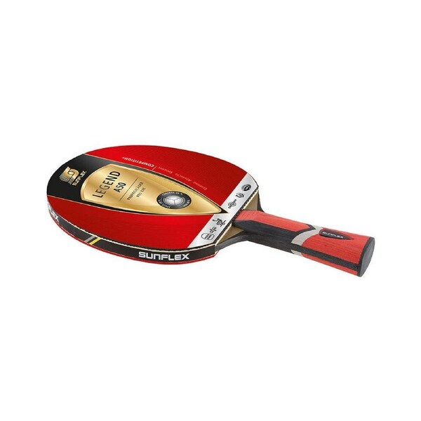 Sunflex Legend A50 Table Tennis Bat/Paddle w/Shock Absorb Handle 2.2mm Sponge