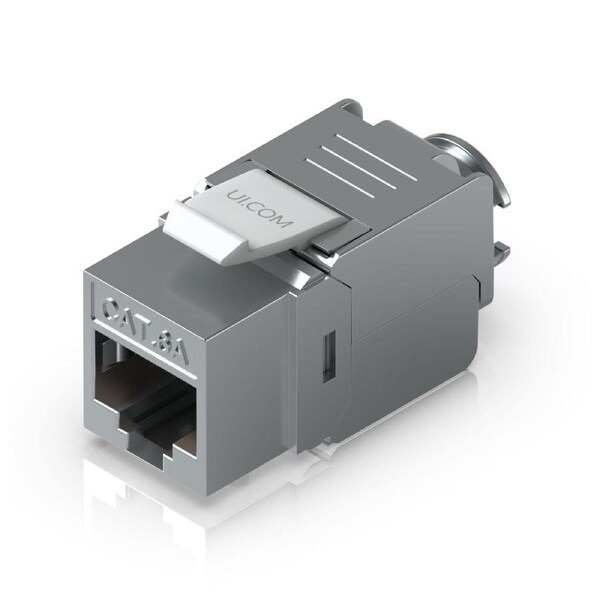 Ubiquiti Cat6A Toolless Keystone Jack 12-Pack [UACC-Keystone-Jack-C6A]