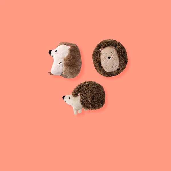 Hedgehogs Small Dog Toy Set, 3pcs