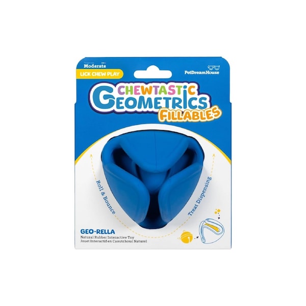 Chewtastic Geo Fillables Geo-Rella Dispe (Blue)