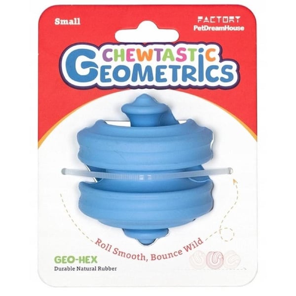 Chewtastic Geo Gentle Inter Geo-Hex (Blue)