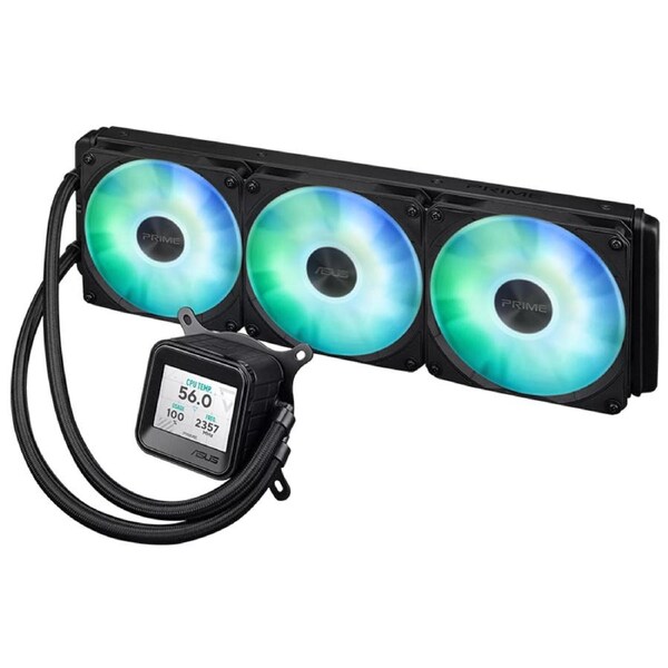 Asus Prime LC 360 ARGB LCD AIO Liquid CPU Cooler (PRIME LC 360 ARGB LCD)
