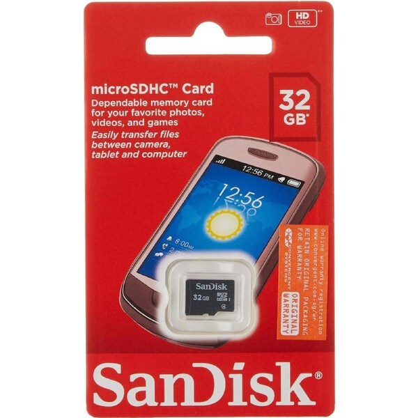 SanDisk 32GB microSDHC Card