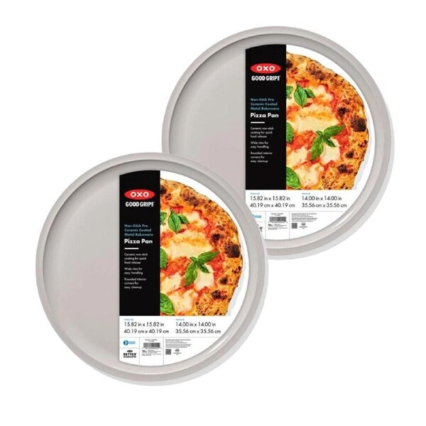 OXO Good Grips Ceramic Bakeware Pizza Pan 35.5cm Set of 2