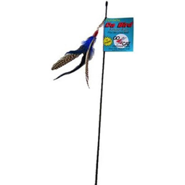 Rod and Feather Cat Toys, Assorted Colors