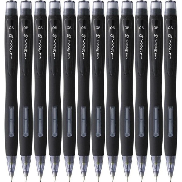 Uni-Ball Shalaku S M5-228 Mechanical Pencil Pacer 0.5mm Black Box 12