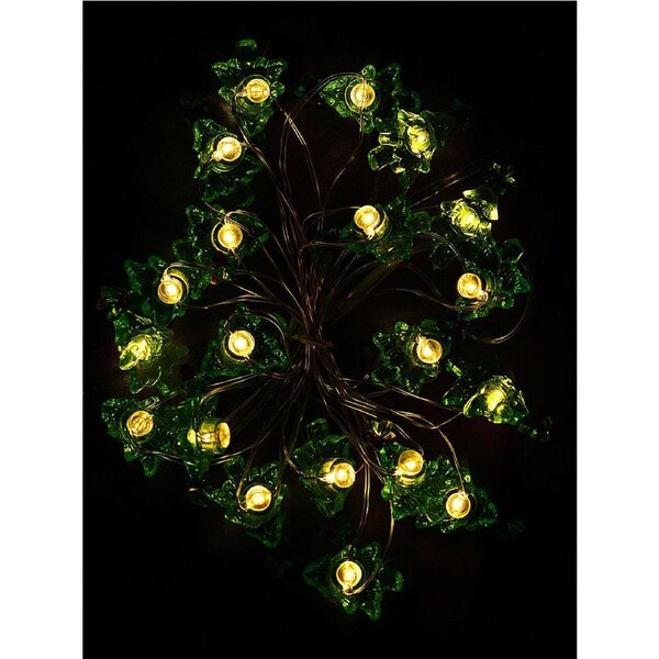 20 Warm White LED Christmas Trees 2m String Fairy Battery Light