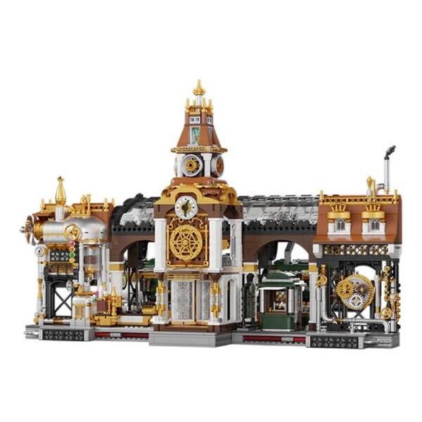 Pantasy Steampunk Series Train Station 2788 Piece Kit