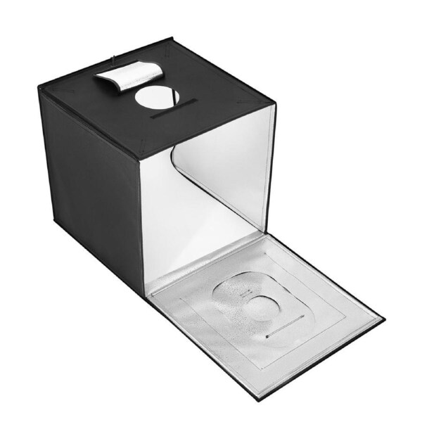 Photo Studio Light Box 12 Inch, 3000-5600K Adjustable Shooting Tent Kit with 120 LED, 3 Color Temperatures, 6 Double-Sided 12 Color Backdrops, High CRI ?95