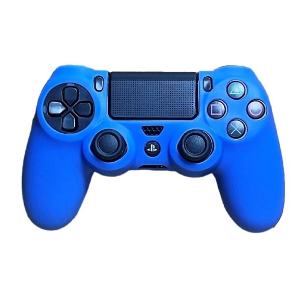 Silicone Cover For PS4 Controller Case Skin - Blue