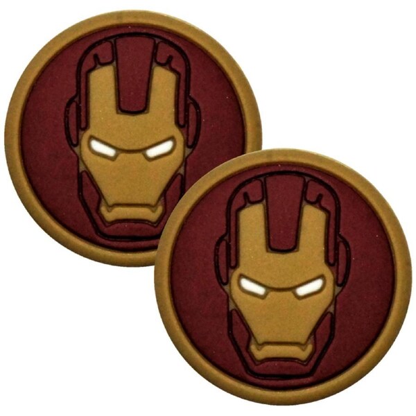 Thumb Grips x 2 For PS4 PS5 XBOXONE Xbox Series X Toggle Cover Cap Iron Man 1