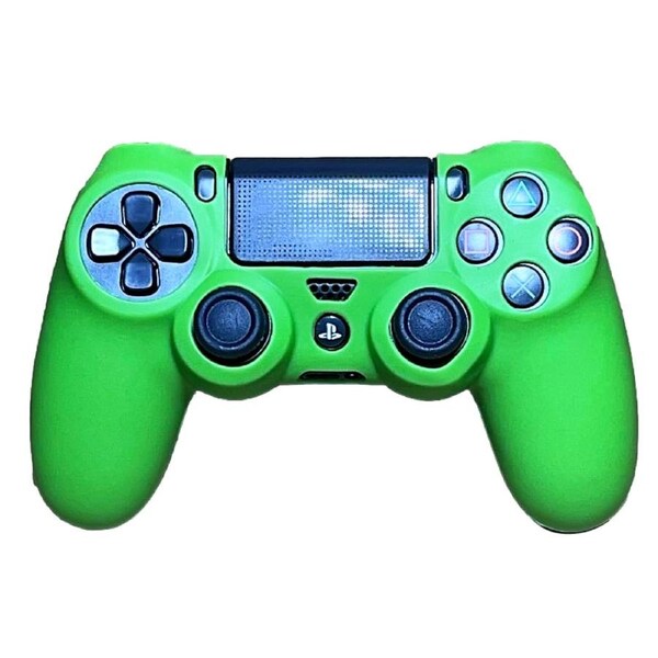 Silicone Cover For PS4 Controller Case Skin Green