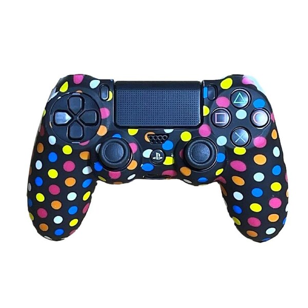 Silicone Cover For PS4 Controller Case Skin Polka Dots