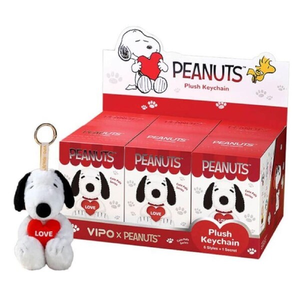Peanuts Keyring Plush Blind Box (Single Blind Box)