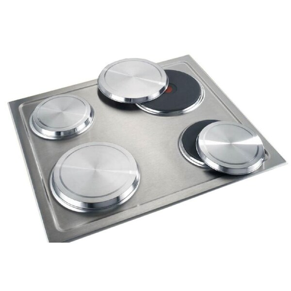 JOYBUY 4pcs Stainless Steel Stove Burner Covers – Gas & Electric Stove Top Protection
