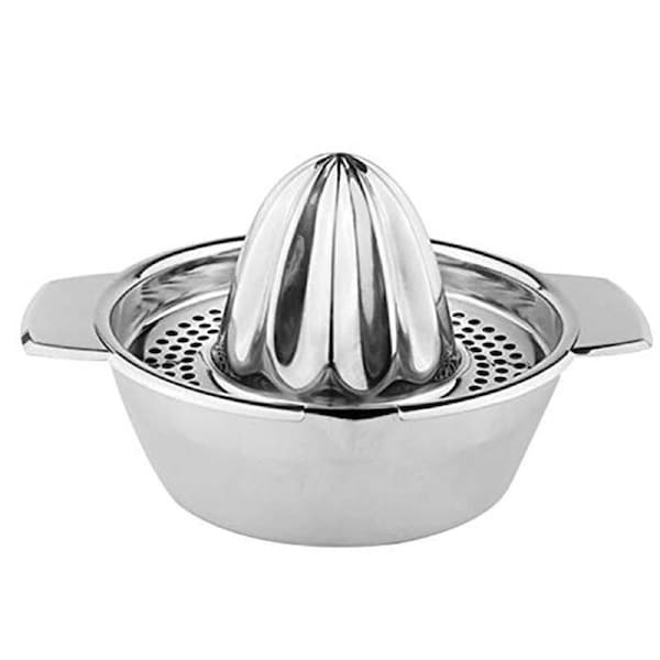 JOYBUY Stainless Steel Manual Citrus Juicer – Lemon Orange Fruit Press Squeezer