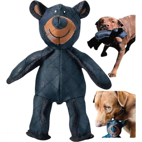 JOYBUY Indestructible Bear Dog Toy Extra Strong Plush Chew Toy