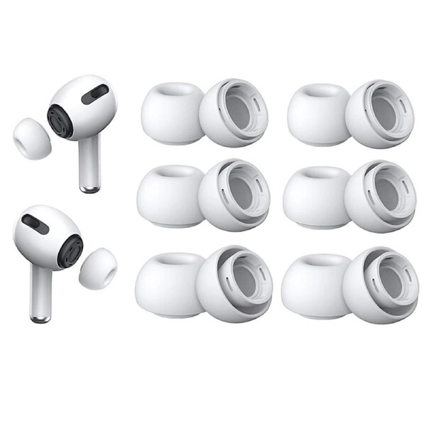 JOYBUY 6 Pairs Silicone Replacement Ear Tips – For AirPods Pro & Pro 2nd Generation
