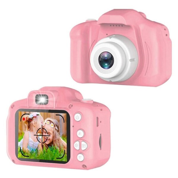 JOYBUY Mini Digital Camera for Kids HD Video Camcorder – Pink