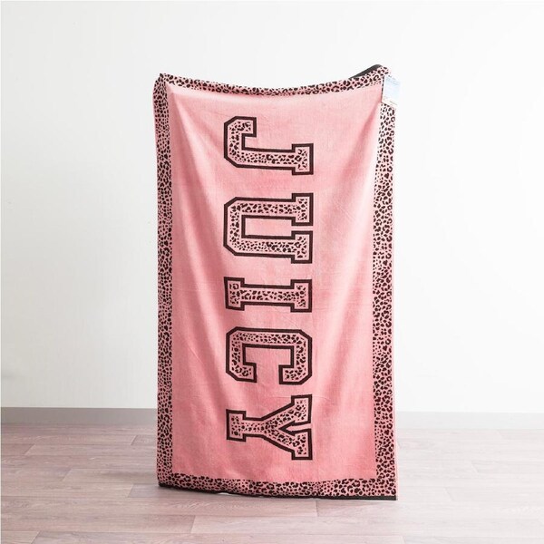 Renee Taylor Jacquard Velour Large Beach Towel 100 x 180 cms Juicy Couture