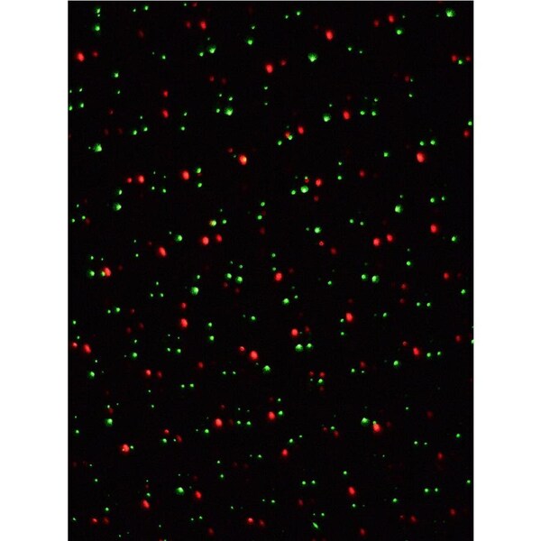 Red & Green Dot Starry Night Pattern Garden Laser Light - 12m X 12m