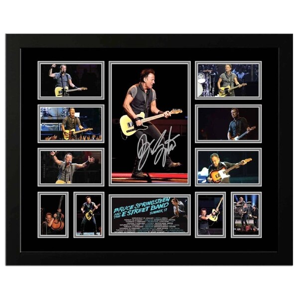 Bruce Springsteen 2017 Australia Tour Limited Photo Memorabilia Frame