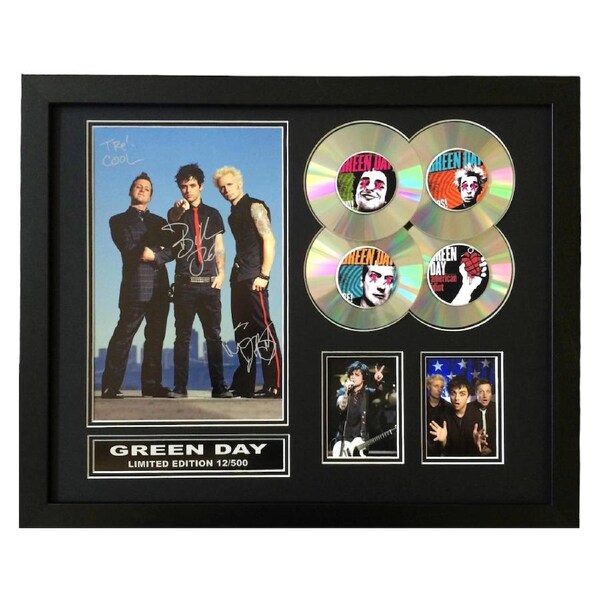 Green Day Limited Photo Memorabilia Frame
