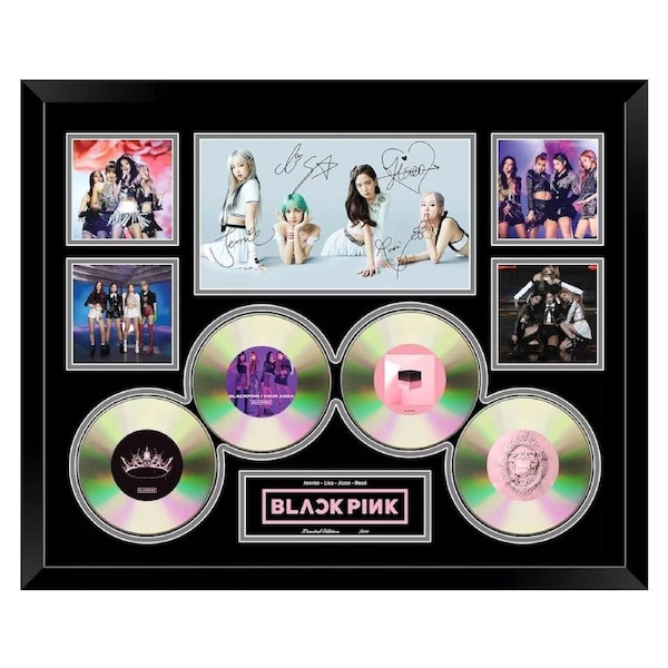 BLACKPINK The Album 2021 K-POP Limited Photo Memorabilia Frame