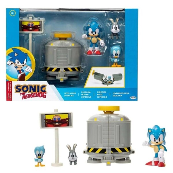 Sonic the Hedgehog Level Clear Diorama 2.5 inch Figure Playset