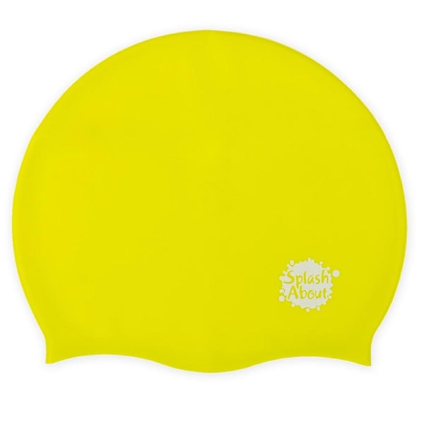 Kids Silicone Swim Cap - Lime