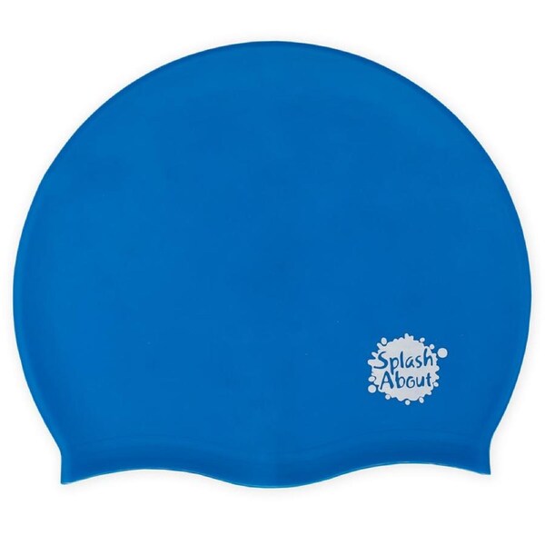 Kids Silicone Swim Cap - Blue