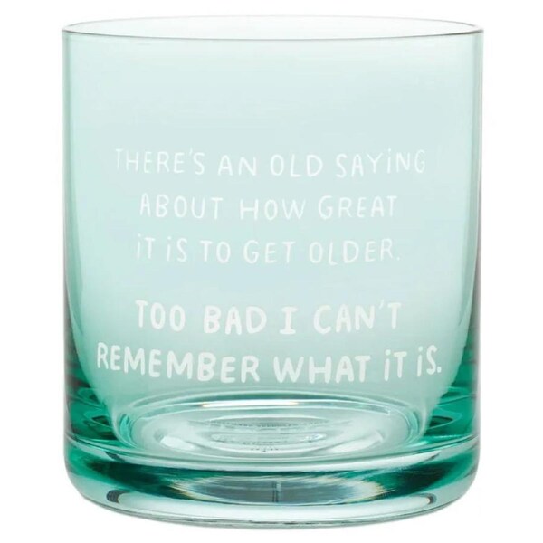 Hallmark Gifts - An Old Saying Whiskey Glass