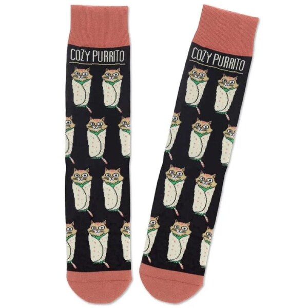 Hallmark Gifts - Cat Purrito Crew Socks