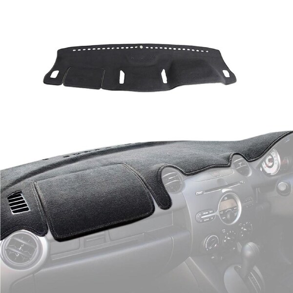 For FORD RANGER PXII/PXIII 09/2015-06/2022 All Models w/out Centre Coin Tray Recess and w/out HUD Custom Black Car Dash Mat Cover Dashmat 2015 2016 2017 2018 2019 2020 2021 2022