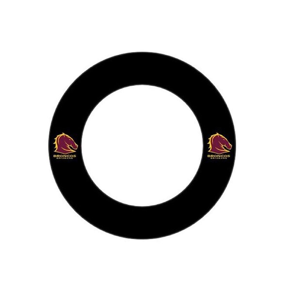 NRL Broncos Dartboard Surround Brisbane Team Design Universal Fit