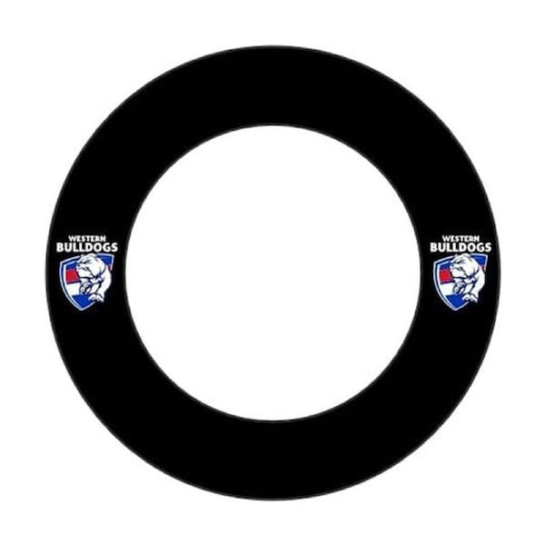 AFL Western Dartboard Surround Bulldogs Team Design Universal Fit